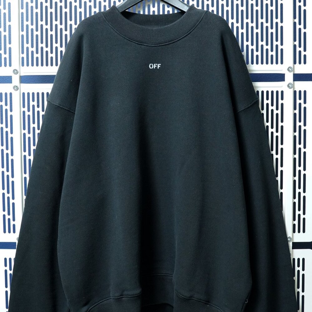 OFF-WHITE	OFF-WHITE LOGO PRINTED SWEATSHIRT